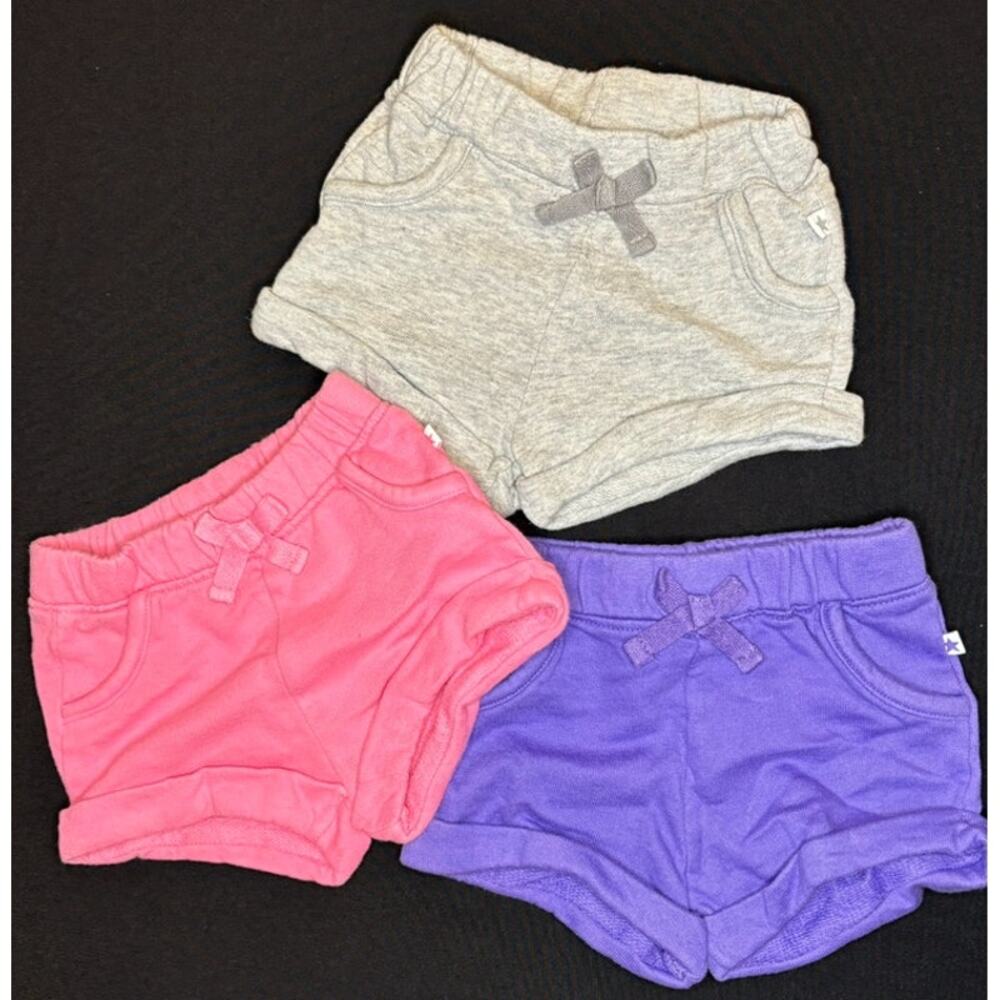 LITTLE STAR ORGANIC cotton shorts | 3-piece bundle | Baby Size 3-6 months